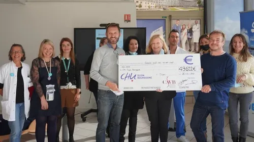 Près de 50 000 euros pour le CHU de Dijon grâce aux viticulteurs...